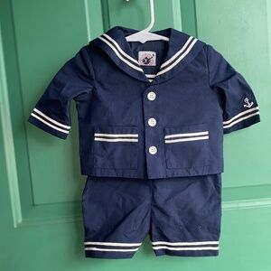 Good lad size 6/9 months adorable sailor outfit nwot